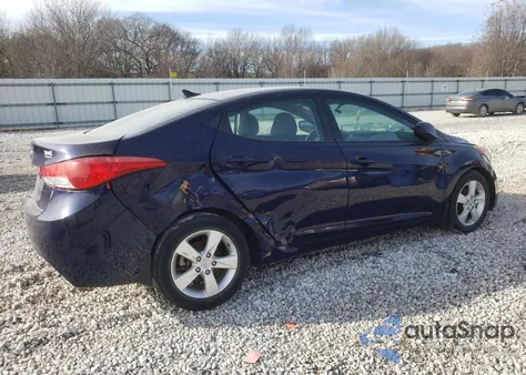 2013 Hyundai Elantra Gls z USA, uszkodzony, nr VIN 5NPDH4AE3DH405242